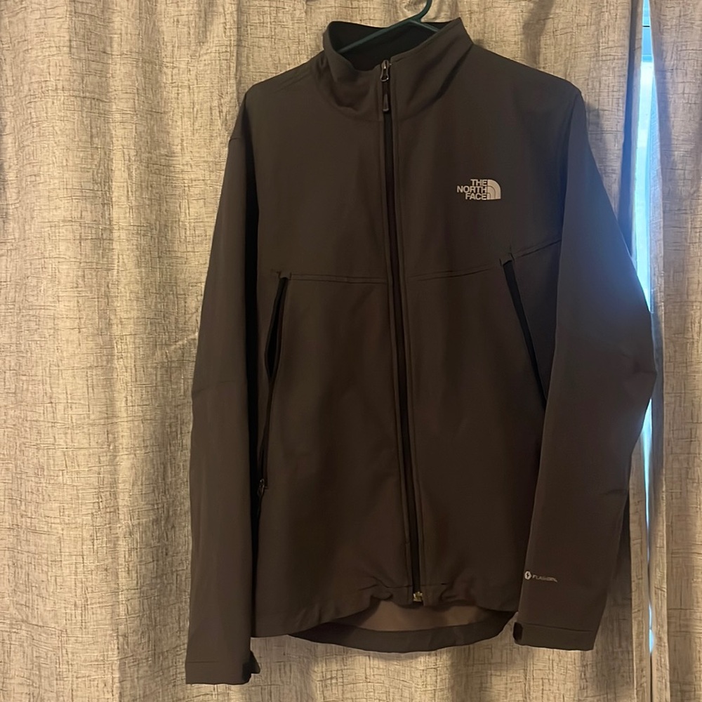 North face polyester rain jacket, flash dry